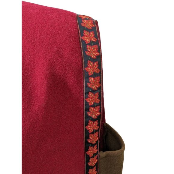 Vintage Wool Blend Womens L Vest Suttles Seawinds Vicki Lynn Bardon Red Canada - Picture 4 of 8